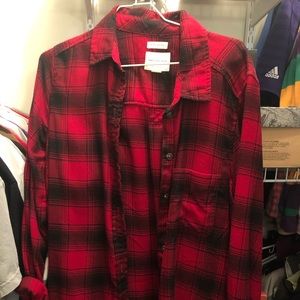 American Eagle flannel button down shirt medium